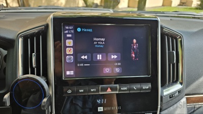 Блок CarPlay и Android Auto с навигацией для Toyota Land Cruiser 200 (2015—2021) — CarPlay BOX