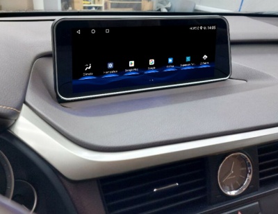 Магнитола андроид для Lexus RX 2015-2019 (тачпад) - Монитор 12.3", Android 13, 8Гб+128Гб, CarPlay, 4G SIM-слот