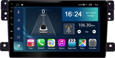 Штатная магнитола для Suzuki Grand Vitara 2005-2016 FarCar TG053M на Android 10, 8-ядер, 2Гб-32Гб, встроенным 4G модемом и DSP