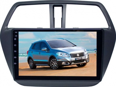 Штатная магнитола Android для Suzuki S Cross 2013+ LeTrun 3220 2 гб оперативной памяти, Android 10