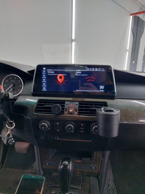 Магнитола для BMW 5-серия E60 2008-2010 CIC - Radiola RDL-6833 монитор 10" на Android 13, 8ГБ-128ГБ, Carplay, SIM-слот