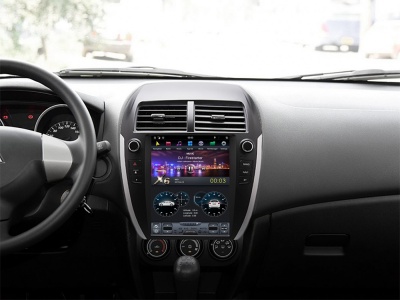 Штатная магнитола для Mitsubishi ASX 2010-2018 - Carmedia ZF-1167 ("Тесла-Стиль") на Android 9.0, 6-ТУРБО ядер, 4ГБ-64ГБ и встроенным DSP