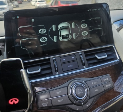 Монитор android для Infiniti QX56/QX80 2010-2019 (поддержка усилителя Bose, штатного 360 и мониторов) - Carmedia HP-N1230 Android 12, 8ГБ-128ГБ, SIM-слот, CarPlay, 2K