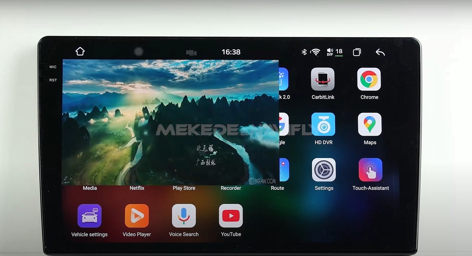 Магнитола универсальная без рамки (экран 10,3/9.5") - Mekede M7 Plus - Qled 2K, Android 13, ТОП процессор 7870, 12/256, CarPlay, 4G/LTE-SIM
