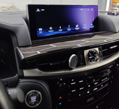 Магнитола андроид для Lexus LX570 2016+ и LX450d - Монитор 12.3", Android 13, 8Гб+128Гб, CarPlay, 4G SIM-слот