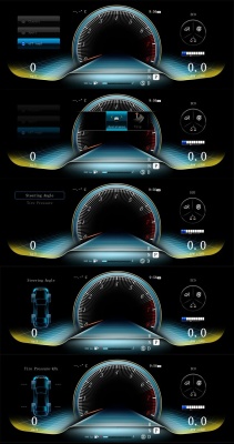 Цифровая панель приборов для Mercedes-Benz E-класс 2014-2015 (W212) RDL-1317A