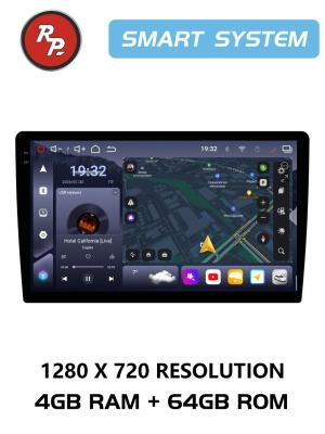 Магнитола андроид универсальная RedPower 800 (SMART) 4/64 Гб 10 дюймов экран