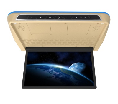 ПОТОЛОЧНЫЙ МОНИТОР / СМАРТ ТВ 15,6" С ЭЛЕКТРОПРИВОДОМ ERGO ER1560AT (1920X1080, ANDROID), БЕЖЕВЫЙ