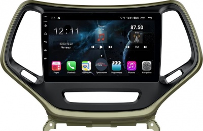 Штатная магнитола для Jeep Cherokee 2014+ - Farcar H608R на Android 10, 8-ЯДЕР, 4ГБ-64ГБ, встроенным 4G модемом и DSP