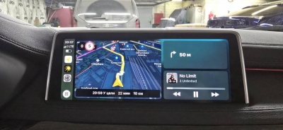 Блок CarPlay и Android Auto для BMW X6 (F16) 2014—2019 с мультимедиа системами MGU / NBT / NBT EVO — CarPlay BOX