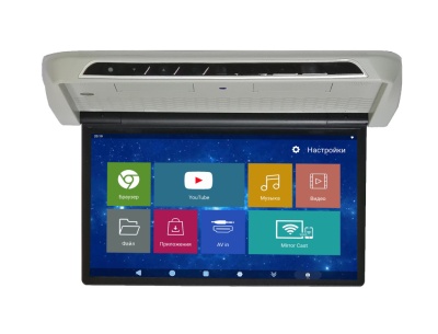 ПОТОЛОЧНЫЙ СМАРТ ТВ 17,3" С ЭЛЕКТРОПРИВОДОМ ERGO ER1760AT (1920X1080, ANDROID), СЕРЫЙ