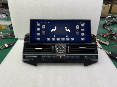 Магнитола для Toyota Land Cruiser 200 2016-2021 (без отдельного экрана климата) - Carmedia ZH-T1269 монитор 12.3", Android 12, 8Гб+128Гб, CarPlay, SIM-слот