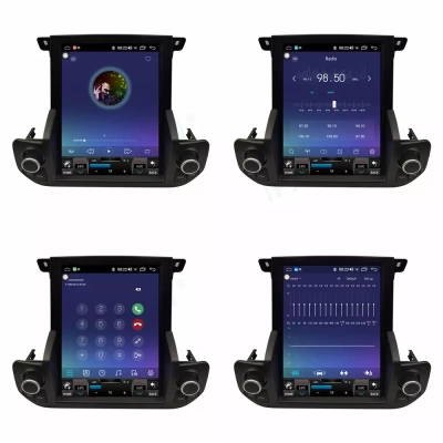 Магнитола для Land Rover Discovery 4 2010-2016 (маленький экран или монохром) - Carmedia NH-R1005-4 монитор 9.7" в стиле "Тесла", Android 10, 6Гб+128Гб, CarPlay, 4G SIM-слот