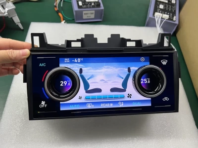 Сенсорная панель климата для Toyota Land Cruiser 200 2007-2015 - Carmedia ZF-T1290H c LCD (ЖК) экраном 