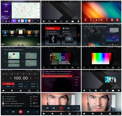 Магнитола для Toyota Land Cruiser 100 2002-2007, LX470 (экран климата внизу) - Carmedia OL-1698 (крутилки) QLed, Android 10, ТОП процессор, 6Гб оперативной и 128 встроено, CarPlay, SIM-слот