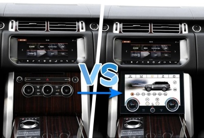 Сенсорная панель климата Range Rover 4 2012-2017 - Carmedia ZF-2011 LCD/ЖК экран 10" без отверстия под CD