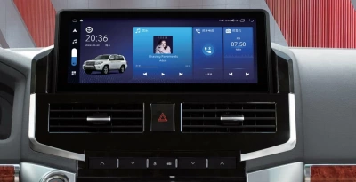 Монитор 12.3" для Toyota Land Cruiser 200 2008-2015 (без отдельного экрана климата) - Carmedia HP-T1201 Android 12, ТОП процессор, 6Гб+128Гб, SIM-слот