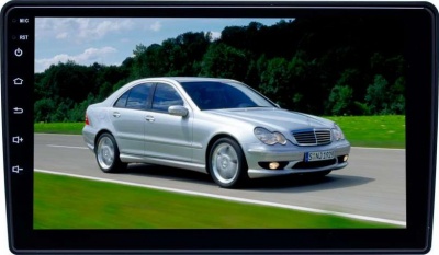 Штатная магнитола Android для Mercedes-Benz C W203 2000-2004 LeTrun 4067 2 гб оперативной памяти, Android 10