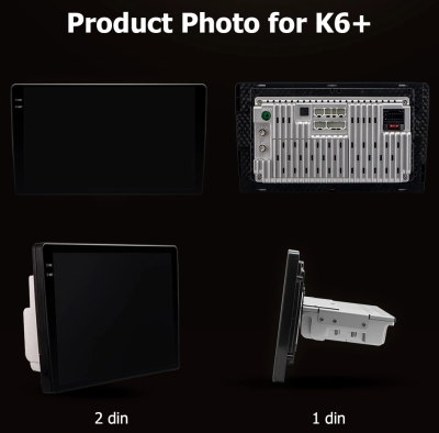 Магнитола универсальная без рамки (экран 10,3") - Ownice K6 - Qled 2K, Android 12, ТОП процессор, 8/256, CarPlay, 4G/LTE-SIM