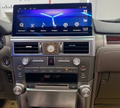 Магнитола для Lexus GX460 2009-2022 - Radiola RDL-LEX-GX монитор 12.3" на Android 12, 6Гб+128Гб, CarPlay, 4G SIM-слот