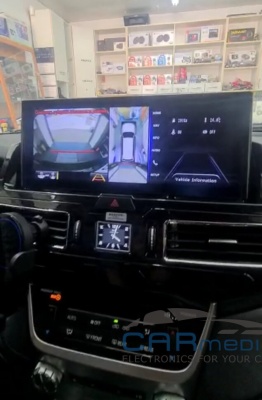 Монитор 12.3" для Toyota Land Cruiser 200 2016-2021 (без отдельного экрана климата) - Carmedia MRW-3923 Android 10, 8ГБ+64ГБ, SIM-слот 