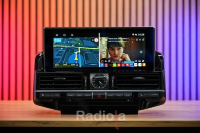 Магнитола для Toyota Land Cruiser 200 2016-2021 (климат на ШГУ) - Radiola RDL-LC200-High-106 монитор 12.3" на Android 13, 8Гб+128Гб, CarPlay, 4G SIM-слот