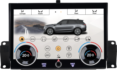 Сенсорная панель климата Range Rover Sport 2013-2017 - Carmedia ZF-5022 LCD/ЖК экран 10" без отверстия под CD