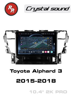 Магнитола андроид для Toyota Alphard 3-поколение H30 2015+ RedPower 85555PRO - Android 14, QLED 2K, 8/256, CarPlay, 4G/LTE-SIM