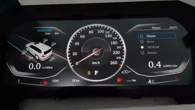 Электронная панель приборов Toyota Land Cruiser 200 2007-2015 - NH-LCD-T01 с LCD / ЖК 12.3" экраном QLED