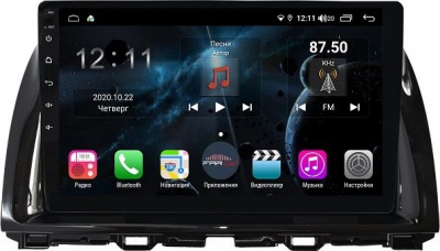 Штатная магнитола для Mazda CX-5 2011-2014 - Farcar H2007R на Android 10, 8-ЯДЕР, 4ГБ-64ГБ, встроенным 4G модемом и DSP