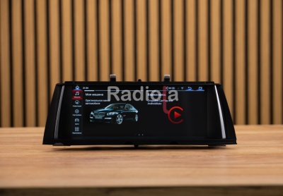 Магнитола андроид дял BMW 5 (F10) 2013-2016 NBT - Radiola RDL-6218 L монитор 10.2", Android 13, 8Гб+128Гб, CarPlay, 4G SIM-слот