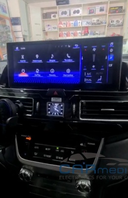 Монитор 12.3" для Toyota Land Cruiser 200 2016-2021 (без отдельного экрана климата) - Carmedia MRW-3923 Android 10, 8ГБ+64ГБ, SIM-слот 