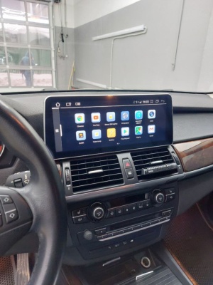 Магнитола для BMW X5 (E70), X6 (E71) 2010-2014 CIC - Radiola RDL-1225 монитор 12.3", Android 12, 8Гб+128Гб, CarPlay, 4G SIM-слот