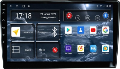 Магнитола универсальная 10 дюймов RedPower 710UNIVERSAL10 на Android 10, 8-ЯДЕР, 6ГБ-128ГБ