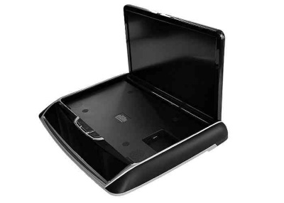 Потолочный монитор андроид моторизованный 17,3", Android 9.0, 3+32Гб, с кабелем USB/TF/HDMI, черный со сменными крышками бежевого и серого цвета 