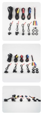 Комплект 4-х камер кругового обзора 360 для магнитол Carmedia / Ownice K6