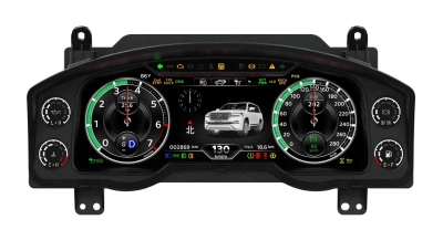 Электронная панель приборов Toyota Land Cruiser 200 2007-2015 - Carmedia ZH-166 с LCD / ЖК 12.3" экраном QLED