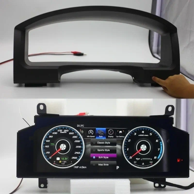 Электронная панель приборов Toyota Land Cruiser 200 2015-2021 - NH-LCD-T02 с LCD / ЖК 12.3" экраном QLED