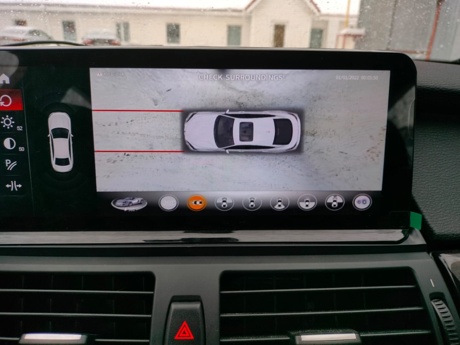 Система кругового обзора 360 для BMW с регистратором 