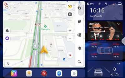 Магнитола андроид для Toyota Highlander XU70 в топовой комплектации с большим экраном 2020-2025 / RedPower 85484PROTOP 8/256 Гб