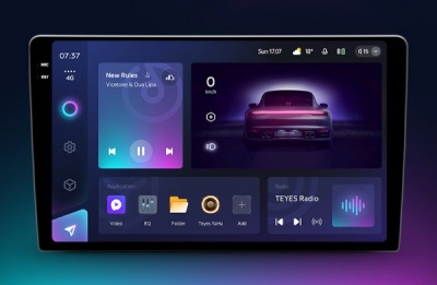 Магнитола универсальная 9.5 дюймов Teyes CC3 2K на Android 10, 8-ЯДЕР, 4ГБ-64ГБ, 4G-SIM, DSP, QLed
