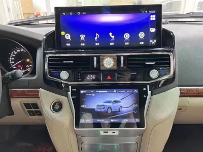 Сенсорная панель климата для Toyota Land Cruiser 200 2007-2015 - Carmedia KP-T1291 c LCD (ЖК) экраном