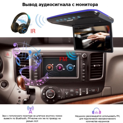 Потолочный монитор android / СМАРТ ТВ 13,3" ERGO ER1330AN_OLED (1920X1080, ANDROID) БЕЖЕВЫЙ