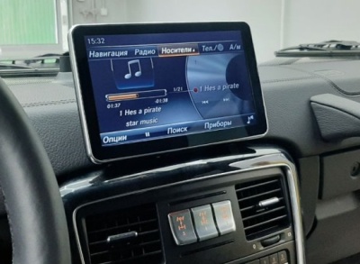 Магнитола для Mercedes-Benz ML (W166), GL (X166), G класс 2012-2016 NTG 4.5/4.7 - Radiola RDL-7702 L монитор 8,4", Android 13, 8Гб+128Гб, CarPlay, SIM-слот