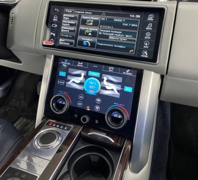 Сенсорная панель климата Range Rover 4 2012-2017 - Carmedia ZF-2011 LCD/ЖК экран 10" без отверстия под CD