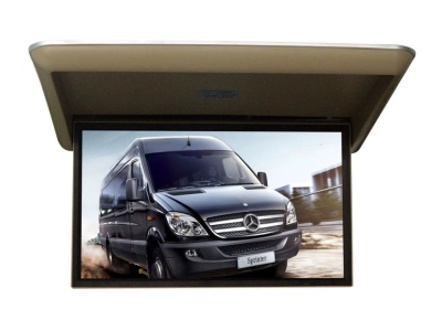 ПОТОЛОЧНЫЙ МОНИТОР АНДРОИД / СМАРТ ТВ 24" С ЭЛЕКТРОПРИВОДОМ ERGO ER24AT (1920X1080, ANDROID), БЕЖЕВЫЙ цвет