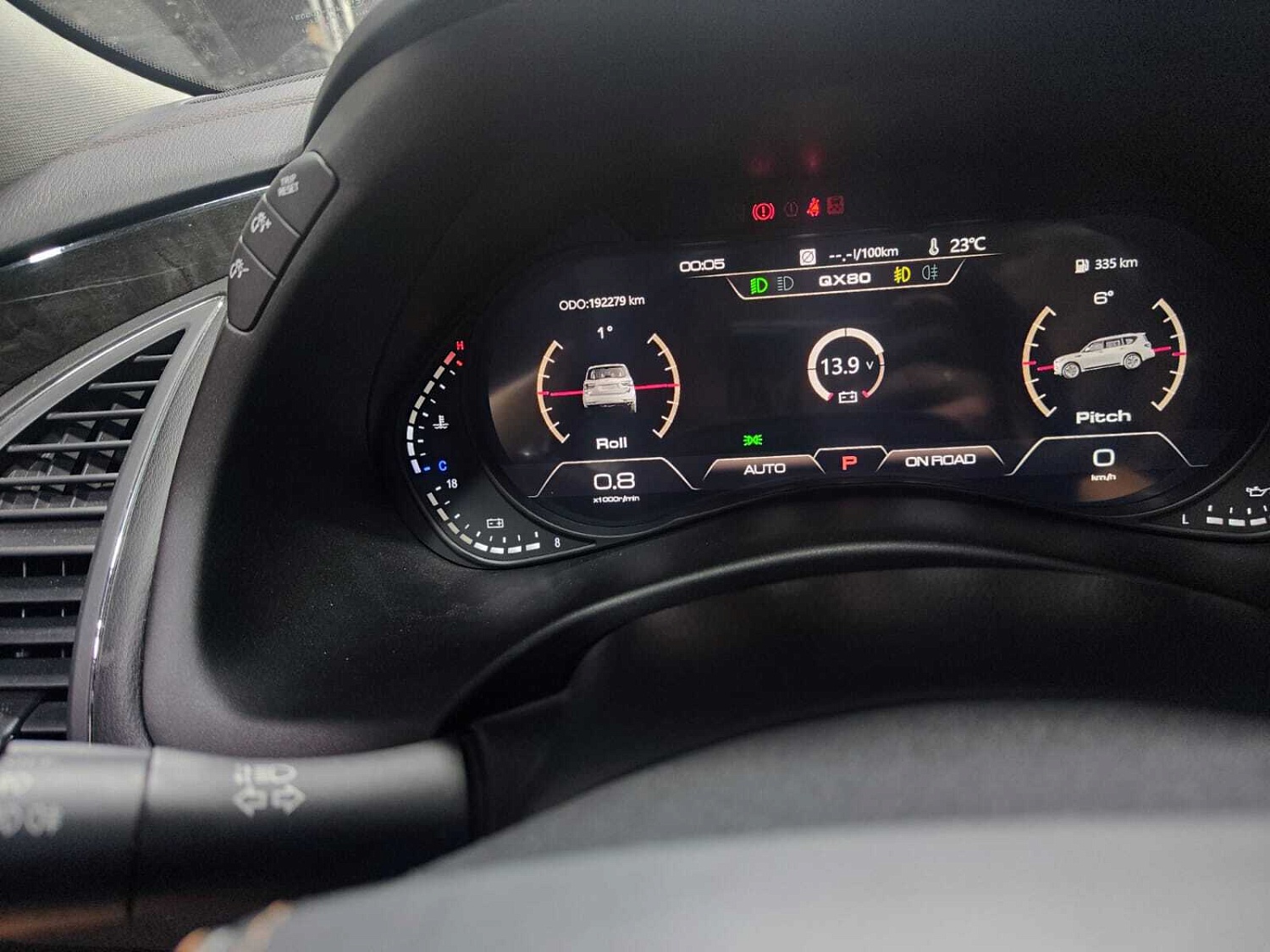 Электронная панель приборов для Infiniti QX80 / QX56 2010-2019 - Carmedia ZH-HL122 с LCD / ЖК 12.3" экраном QLED