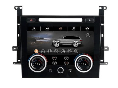 Сенсорная панель климата Range Rover Sport 2013-2017- Carmedia ZF-2006 LCD/ЖК экран 9" с отверстием под CD