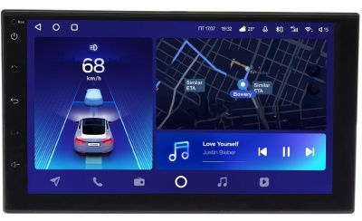 Магнитола универсальная 2 DIN Teyes CC2 PLUS 7 дюймов 3/32 Android 10, 4G-SIM, DSP
