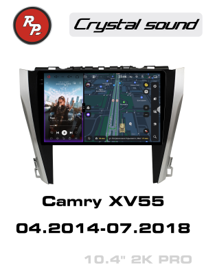Автомагнитола для Toyota Camry VX55 2014-2018 RedPower 850 Crystal PRO / PROMAX 4 / 8 / 16 Гб оперативной и 64 / 256 / 512 Гб встроенной памяти / 10 дюймов